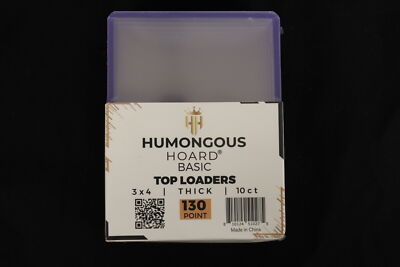 10er-Pack Toploader Für Sammelkarten – 3x4 Zoll, 100 Pt. Stark, Von Humongous Hoard 10er-Pack Toploader Für Sammelkarten – 3x4 Zoll, 100 Pt. Stark, Von Humongous Hoard