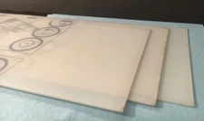 Lot 3 Clear Lexan Polycarbon Sheet Strip .060 Thk 6-3/4 x 24  Lens, Craft, Hobby