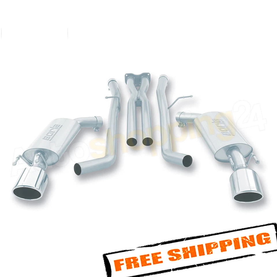 Borla 140165 S-Type Classic Catback Exhaust for 2005-2006 Pontiac GTO 6.0L Coupe Foto 2 de 4