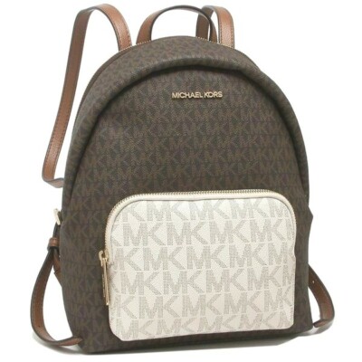 Michael Kors Travel School Brown Pvc Backpack Michael Kors Women Medium PVC Leather Travel | Mercari main image 2