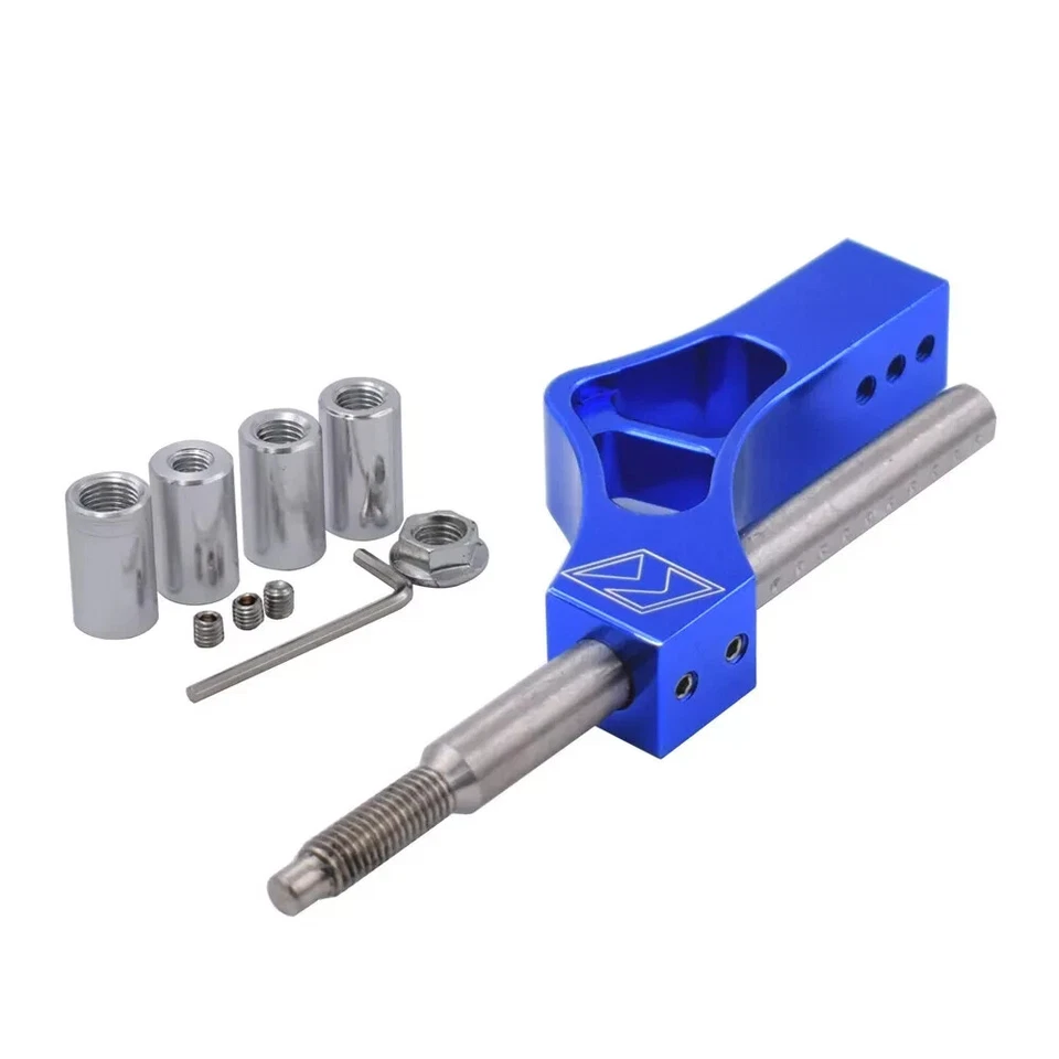 K-TUNED Blue Extender Adjustable Shifter Lever Extension + Gear Shift Knob - Image 4 of 4