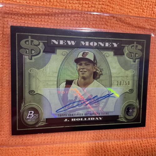 Jackson Holliday 2023 Bowman Platinum #NM13 New Money-Autograph 28/50 Orioles - Picture 4 of 6