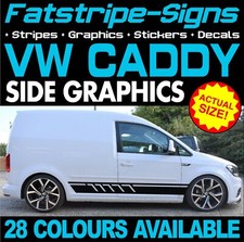 to fit VOLKSWAGEN CADDY GRAPHICS STICKERS STRIPES DECALS DAY VAN HIGHLINE R LINE