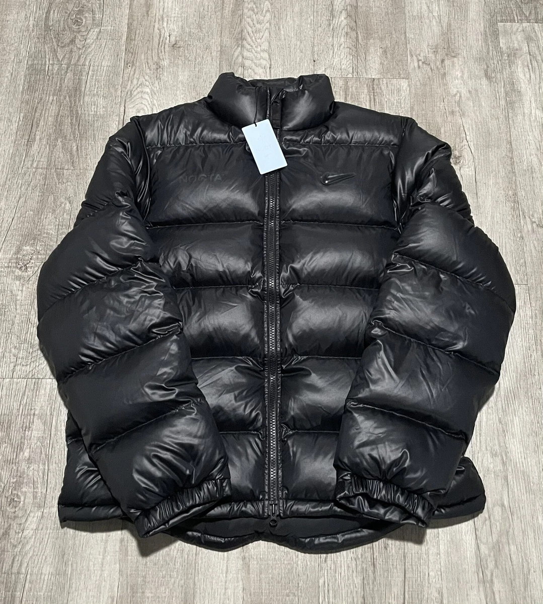 NIKE X DRAKE NOCTA PUFFER JACKET BLACK Mens SIZE XLT (DD5899-010)