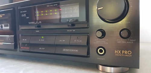 Vintage AIWA AD-F410 Stereo Cassette Deck. HX PRO, AMTS, Dolby B-C. New Belts - Picture 3 of 13