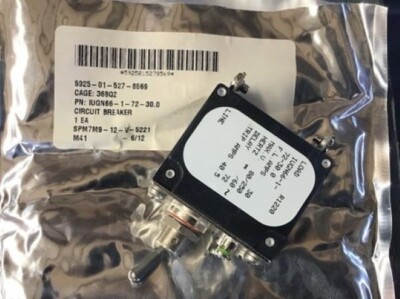 NOS Airpax Sensata Circuit Breaker  IUGN66-1-72-30.0 2 pole 30A 277VAC / 80VDC
