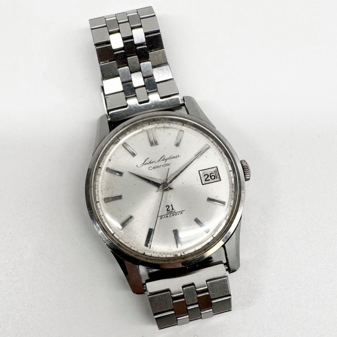 ✨SEIKO✨Skyliner✨21 JEWELS✨腕時計✨ Seiko Skyliner SD Dial Hand winding 21 jewels 14092E Cal.402