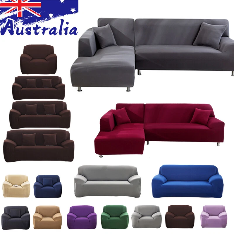 Seater Stretch Chair Sofa Covers Couch Cover Elastic Slipcover Protector 1/2/3/4