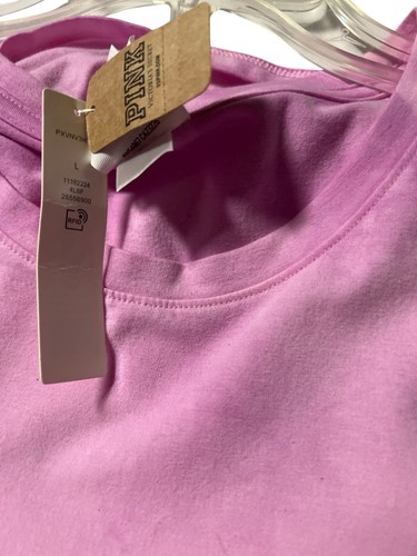 Victoria's Secret PINK Kleid L geraffte Seiten rosa Batik über Knie Damen - Bild 7 von 7