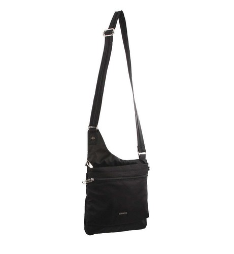 Pierre Cardin - 2416 Nylon Crossbody Bag - Black - Picture 5 of 5