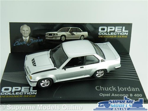 OPEL ASCONA B 400 MODEL CAR 1:43 SCALE SILVER IXO COLLECTION CHUCK JORDAN K8 - Picture 2 of 5