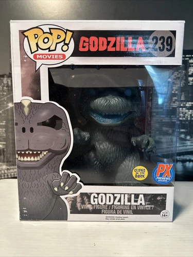 Funko Pop Godzilla 239 Glow In The Dark PX Exclusive New In Box