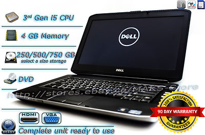DELL E5430 Laptop Intel Core i5 3rd Gen Ghz) 4GB 250/500/750GB  HDD