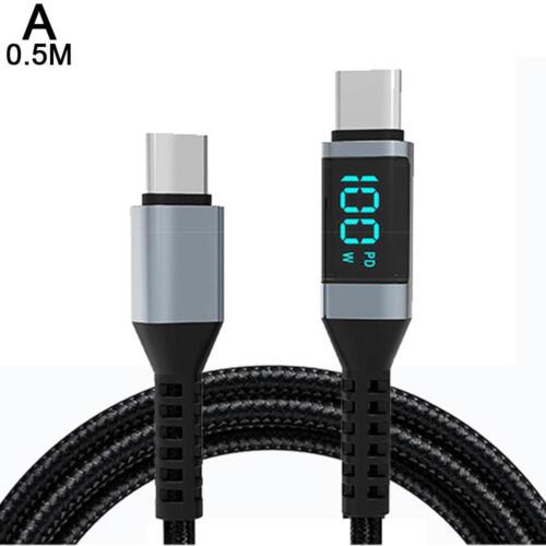 NEW Type C to Type C Cable PD 100W Fast Charge Braided Lead Data Sync USB Cable8 - Bild 9 von 11