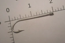 MUSTAD & SON #3 FLY TYING/ BAIT Hooks Pacific Bass RINGED TINNED MORWAY 3489