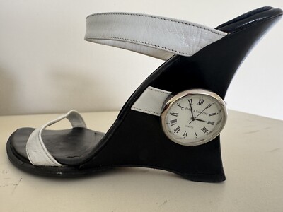Pasini & Nadalini Rare Vintage Italian Handmade Leather Ankle Strap With Watch