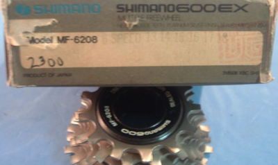 Vintage Shimano 600E Speed Freewheel English Thread 13-21