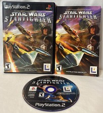 Star Wars: Starfighter (Sony PlayStation 2, 2001) PS2 Complete CIB Star Fighter