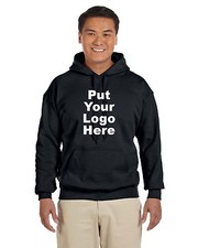 24 Custom Screen Printed Personalized Pull Over Hoodies, Gildan Fast Service