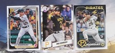 Endy Rodriguez Lot of 3 Rookie Cards 2024 Bowman/Topps Pittsburgh Pirates
