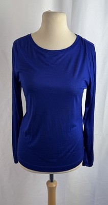 Dries van Noten Kobaltblau Langarm Damen Modal Top Gr. S