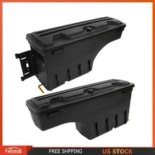 Left + Right Side Truck Bed Swing Storage Tool Box For 2019-2021 Dodge Ram 1500