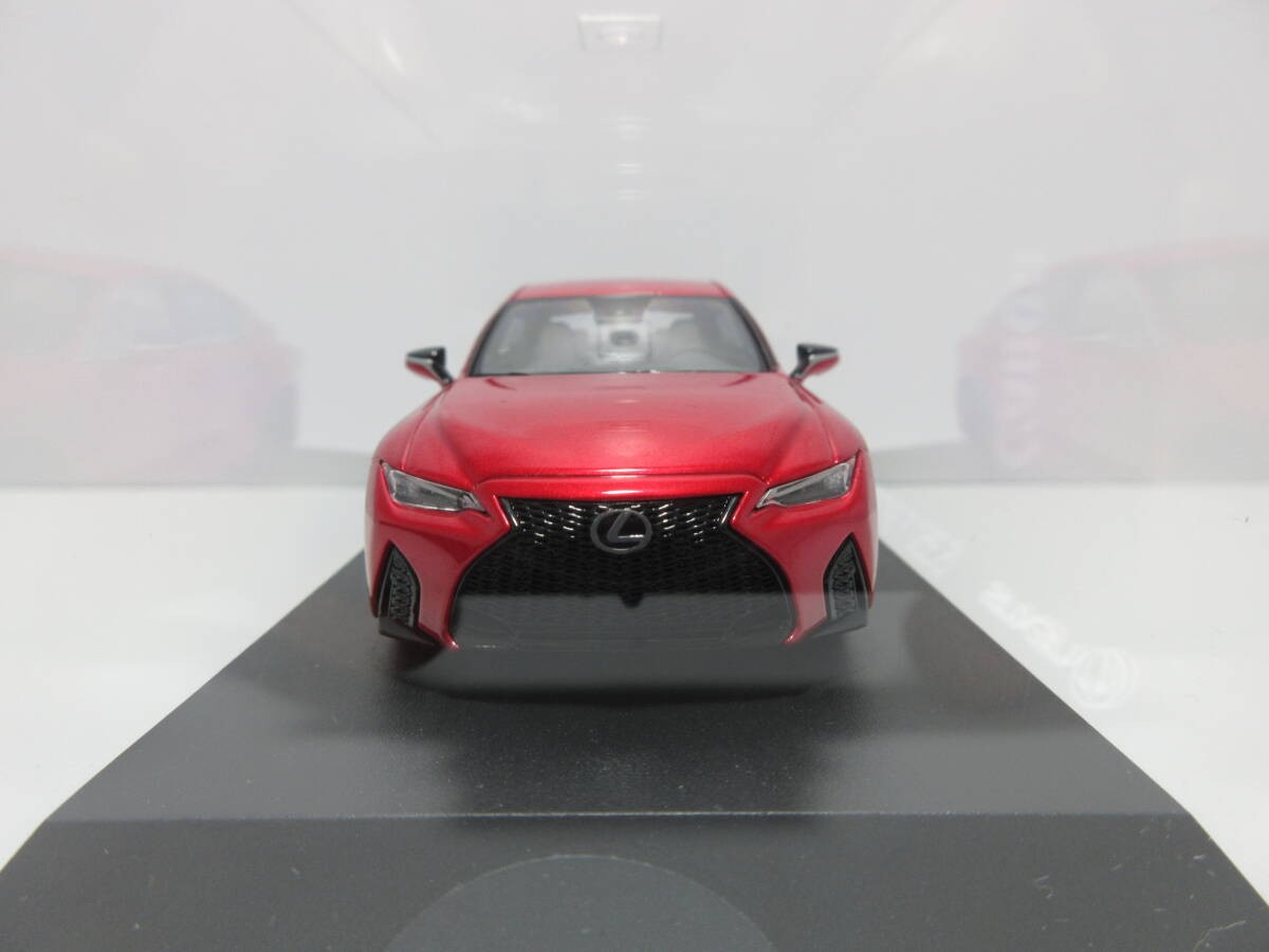 1/43 Lexus IS350 F SPORT Red Dealer Kyosho Model Car Diecast Japan
