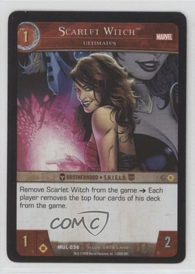 2007 VS System Marvel Ultimates Exclusives Promos Scarlet Witch #MUL-036