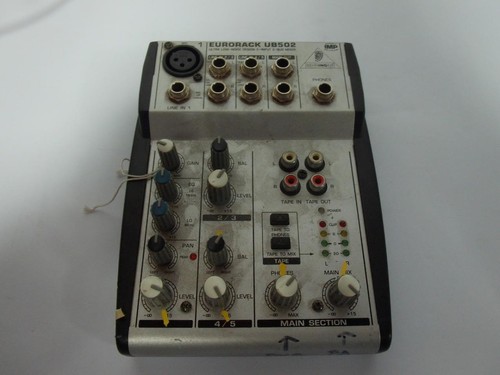 Behringer Eurorack UB502 Compact Mixer w/ Adapter (J0571) - Picture 5 of 10