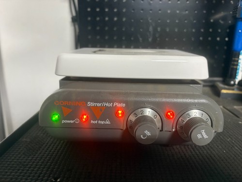 Corning PC420 Laboratory Hot Plate Magnetic Stirrer 5x7 Pyroceram Tested Working