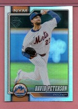 David Peterson New York Mets Topps Series 1 Baseball Rainbow Foil #215
