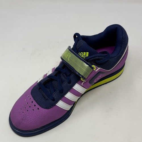 Adidas Powerlift 2.0 Weightlifting Shoes Womens 7 Purple Gym Training Sneakers - Picture 9 of 20