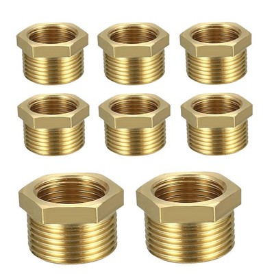 8 Stück Reduzierstück 3/4 Stecker 1/2 Buchse Adapter 1/2'' Buchse auf 3/4'' Stecker BSP