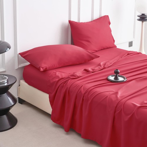4 Piece Full Sheet Set - Super Soft Breathable Cooling Bed Sheets King Size 1...