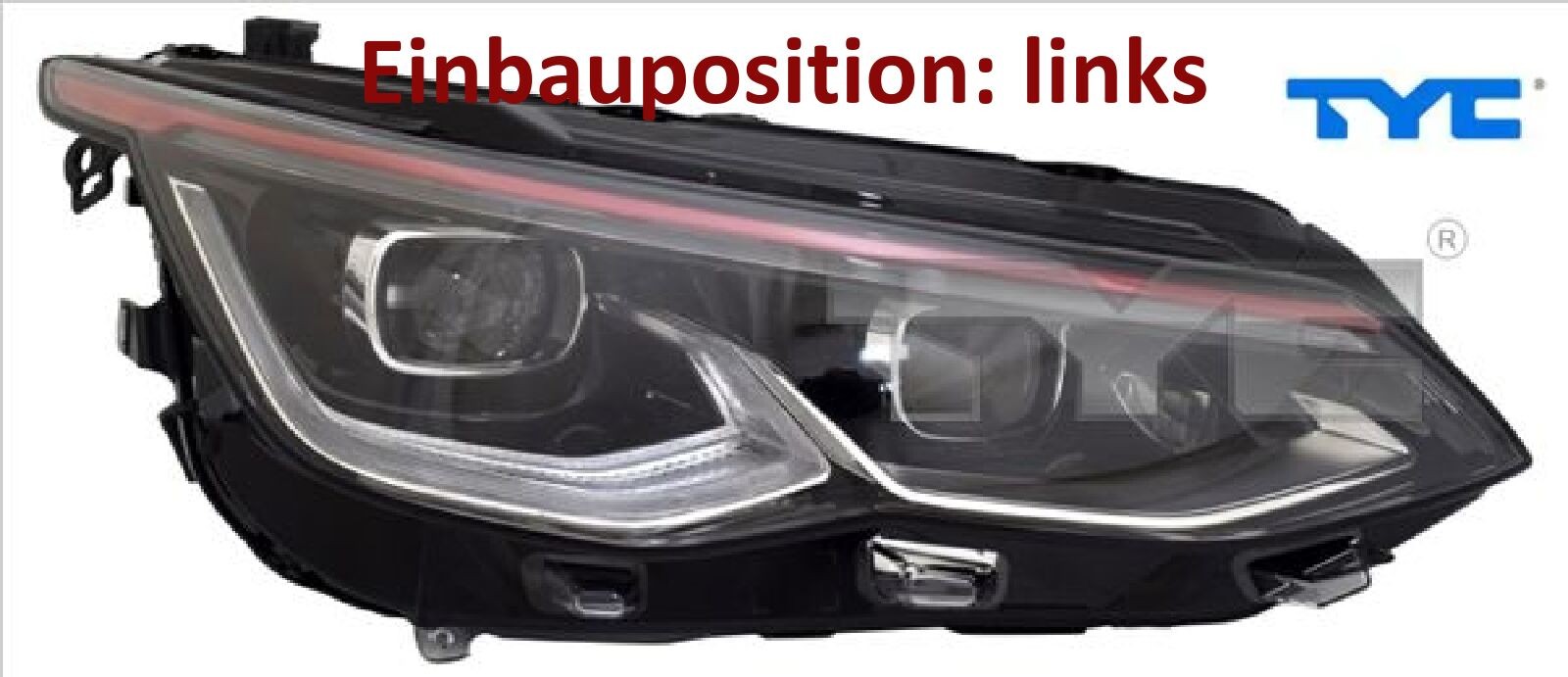 Scheinwerferleuchte links LED 20-19138-26-2 TYC für VW GOLF VIII - Bild 3