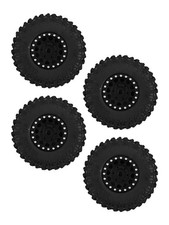 Robust 4PCS Wheel Tires with Optional Extended Coupler for Traxxas For TRX4M