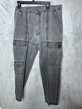 Vintage Bugle Boy Mountain Patrol Cargo Pants Mens Canvas Pants 34Mx30 military