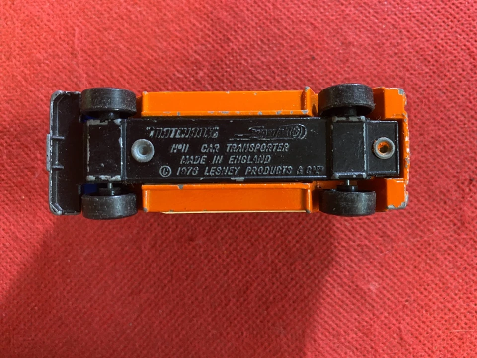 MATCHBOX Superfast Modellino Camion Truck CAR TRANSPORTER N. 11 (1976) Metallo - Immagine 3 di 3