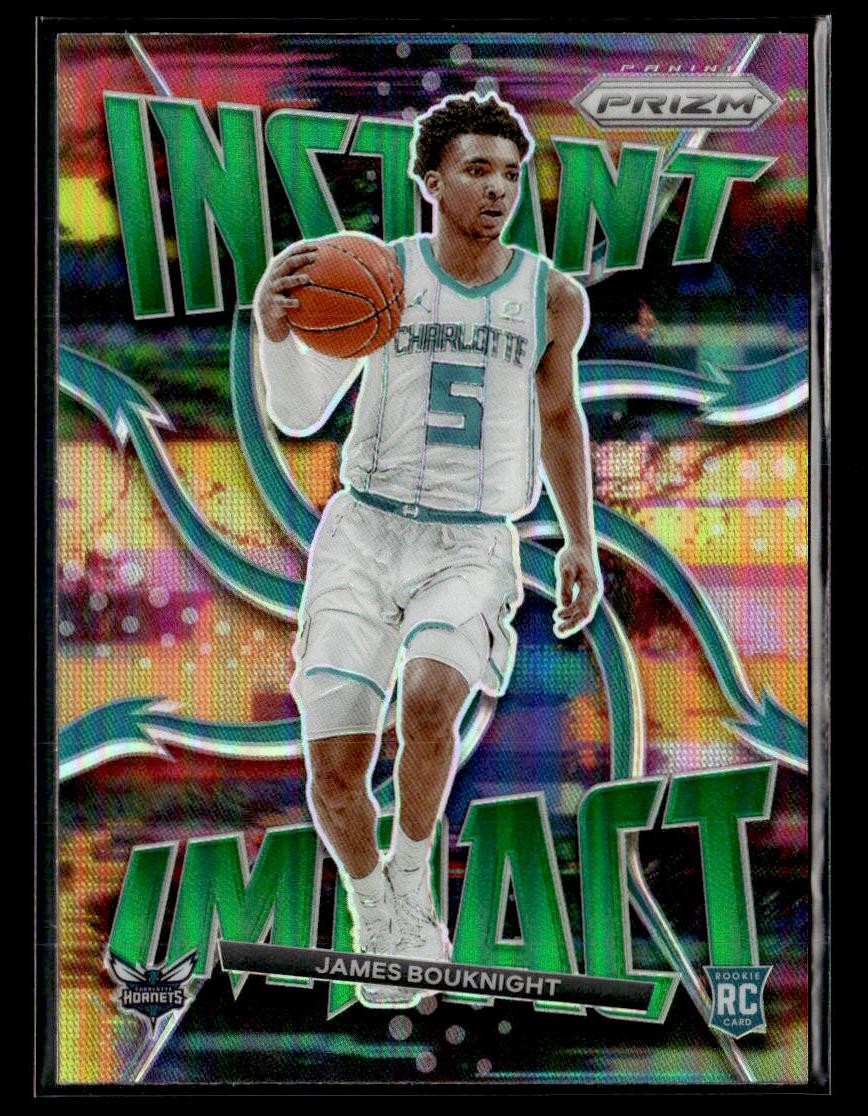 2021-22 Panini Prizm #8 James Bouknight Instant Impact Prizms Green card