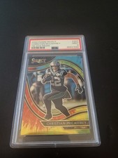 2020 Panini Select Christian McCafferey Tie-Dye Prizm PSA 9