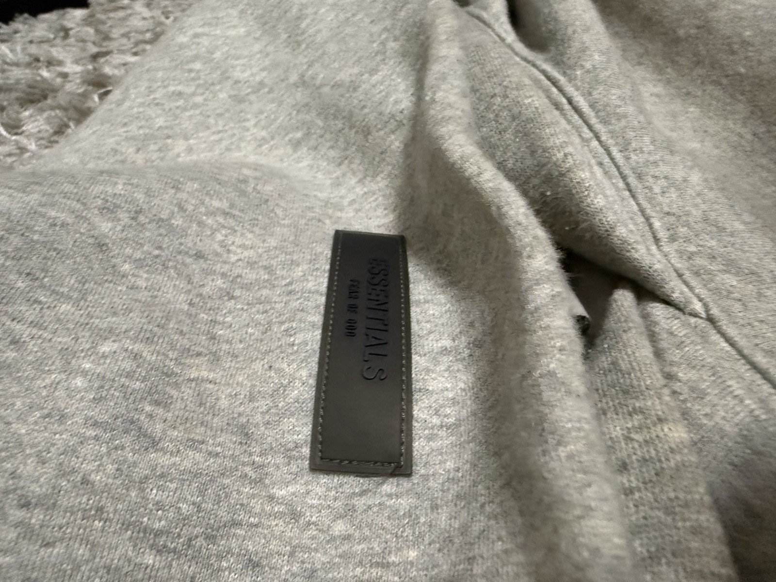 Fear of God Essentials Men's Dark Oatmeal Hooded Tracksuit Set Hoodie Pants thumbnail 4