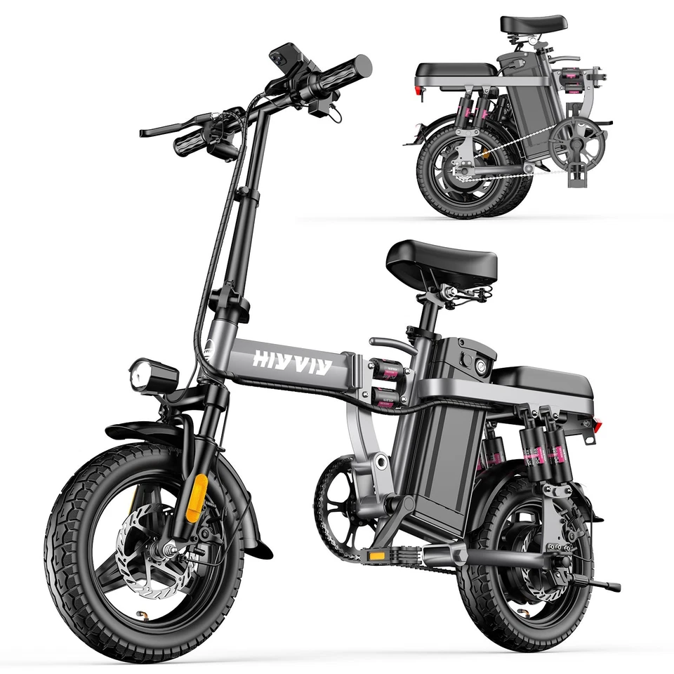 Folding Electric Bike for Adults Teens 700W 10AH 25MPH Commuter City Ebike - Image 2 of 4