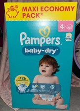 Pack 108 couches pampers Baby-Dry taille 4  ( 9-14kg )