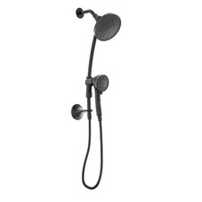 MOEN 28586BL Attract with Magnetix 6-Spray 6.75" Dual Shower Head - Matte Black