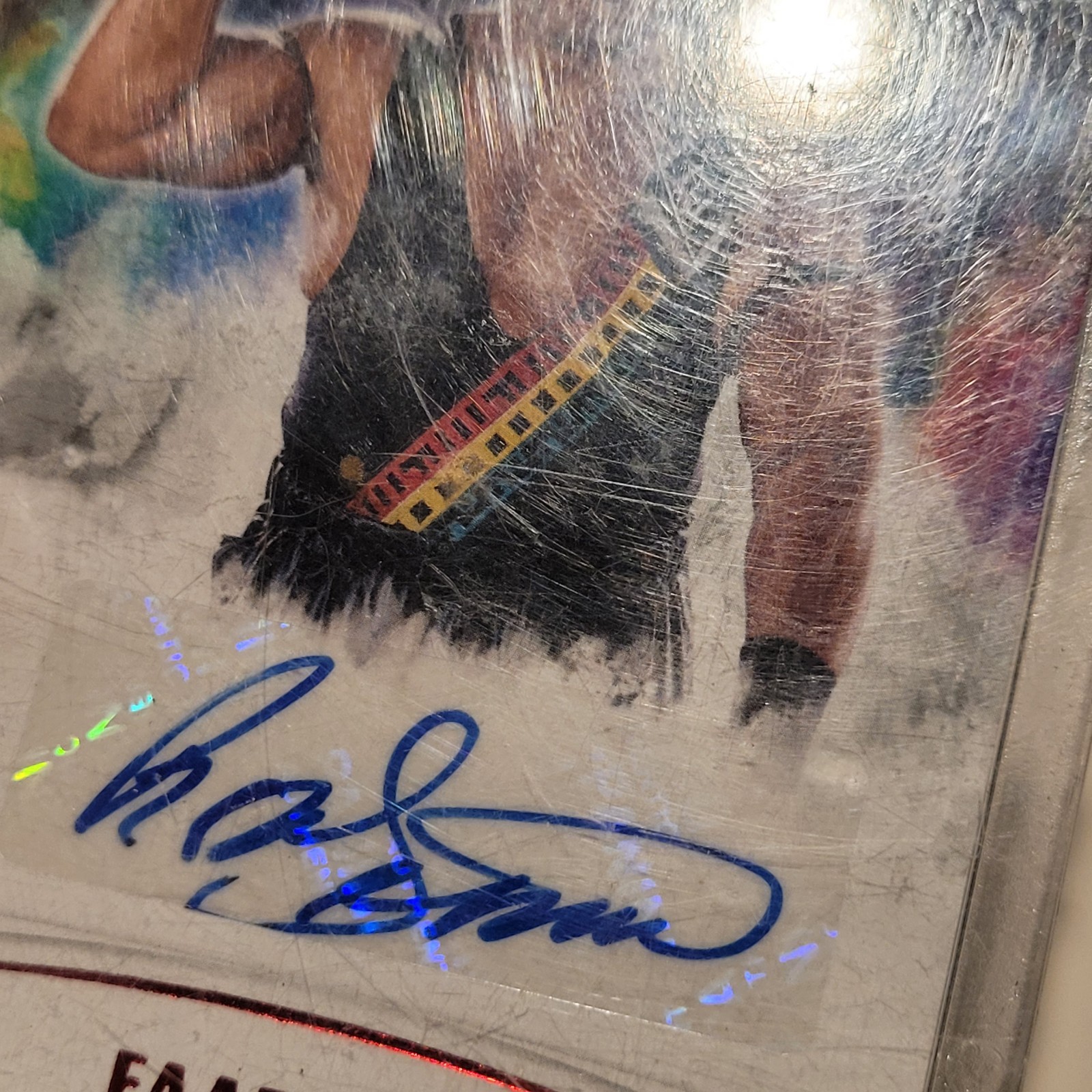 2022 Panini Origins WWE Faarooq On-Card Auto Ron Simmons Autograph Nation Of Dom view 8