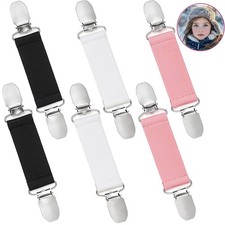 Winter Mitten Clips Elastic Stainless Steel Gloves Clips Elastic Hat Coat Cli...