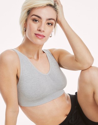 Hanes Bra Get Cozy Comfort Flex Fit Wire Free Women's Pullover Seamless Stretch
