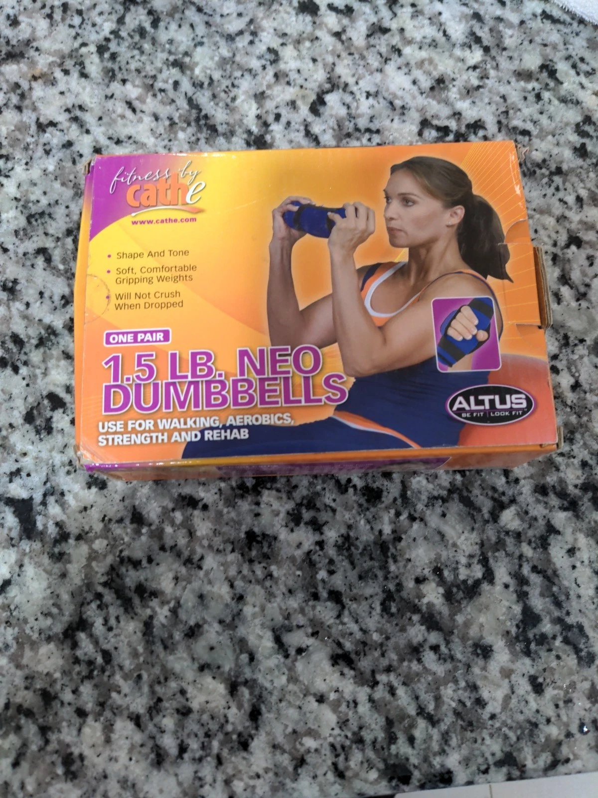 Altus 1.5 lb Neo Dumbbells for Walking, Aerobics, Strength, Rehab