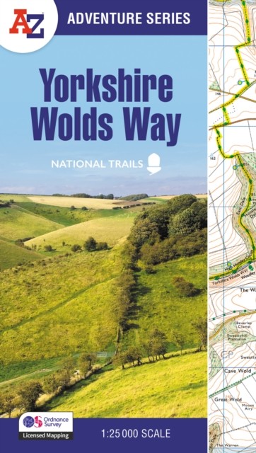 Yorkshire Wolds Way With Ordnance Survey Mapping by A-Z Maps (Paperback Book) - Image 8