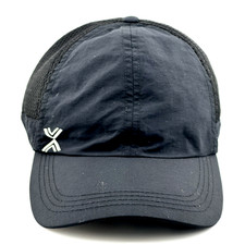 Adult RUNNING CAP Black Lightweight - OSFM - Adjustable